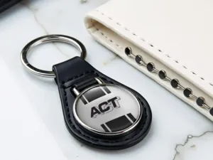 ACT Schlüsselkette Leder Robust Minimal Luxus Haptik